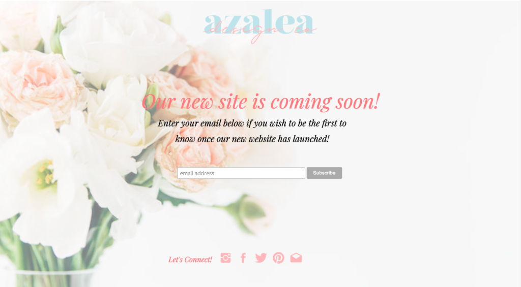 Feminine Landing Page - Azalea
