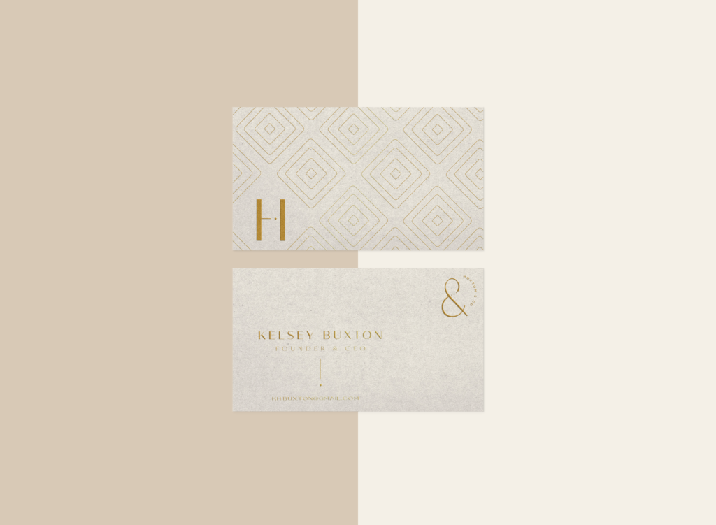 Hoxton & Co Business Card Design by Azalea Design Co.